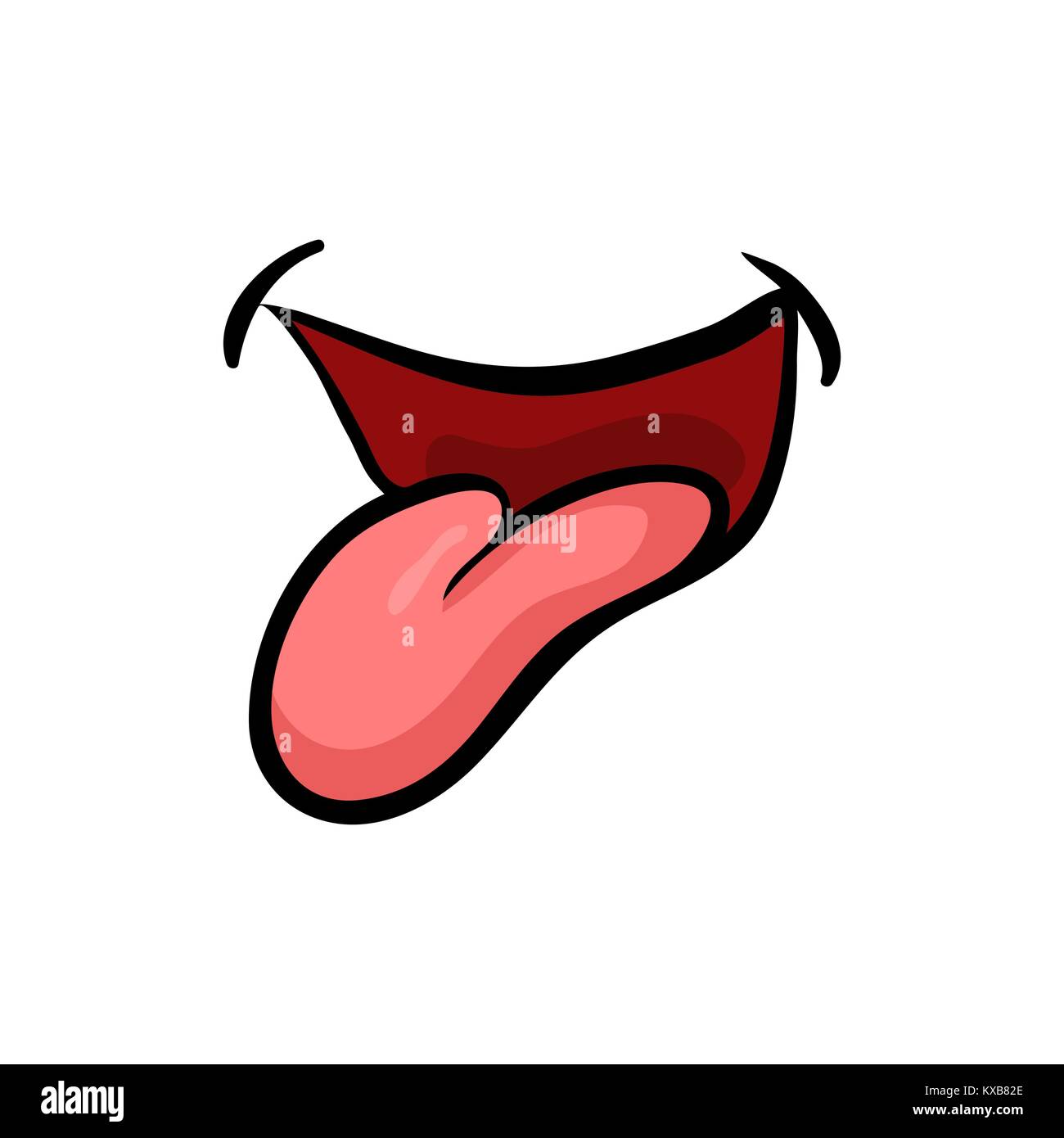 Tongue Out Cartoon Stock Photos Tongue Out Cartoon Stock Images Alamy