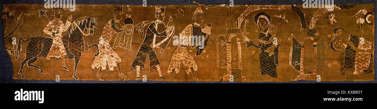 A depiction of the Høyland Rug (Høylandteppet), a traditional Norwegian ...