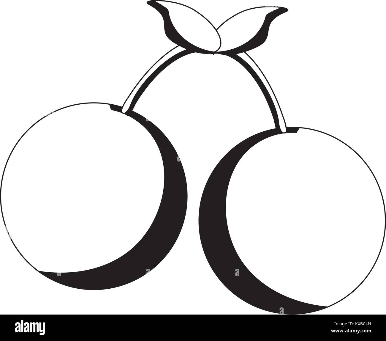 cherry fruit icon Stock Vector Image & Art - Alamy