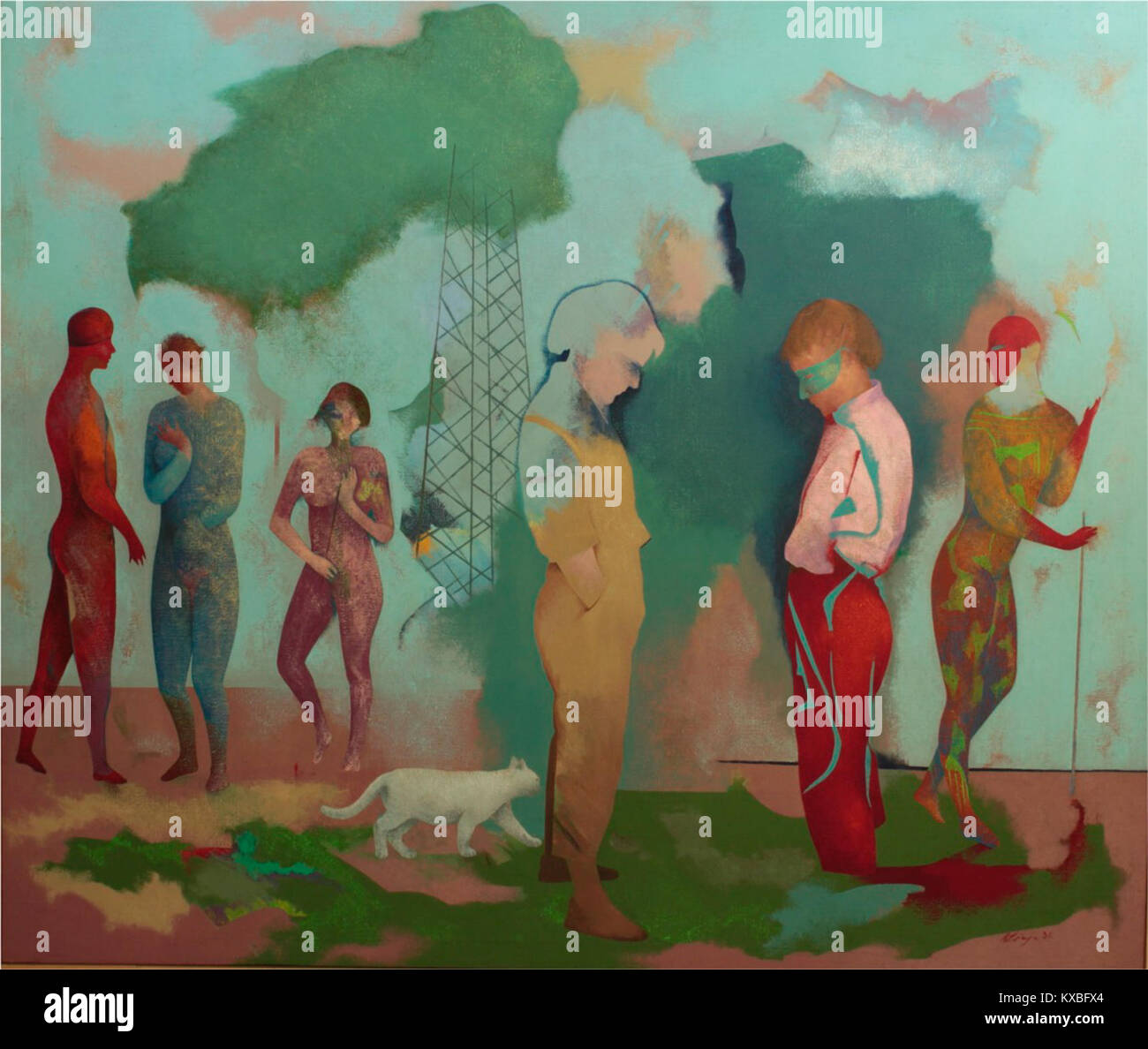 Single Composition “Double portrait of a close person” is an artwork created in 1984 ...