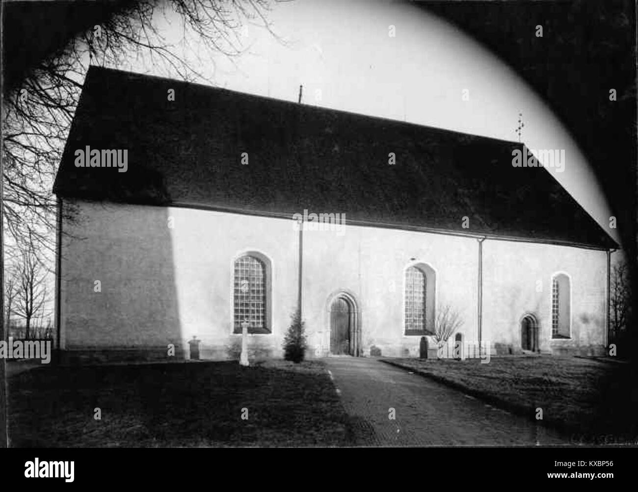 Sköllersta Church in Örebro County, Sweden, has its origins in the 13th ...