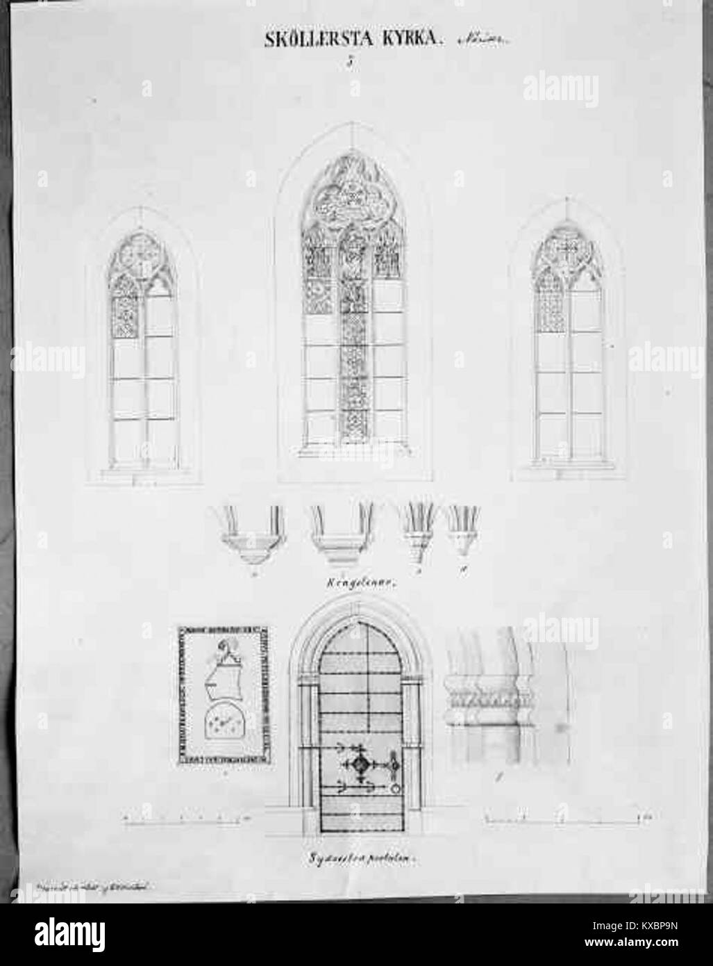 Sköllersta Church in Sweden, listed as KMB 16000200047712, is a ...