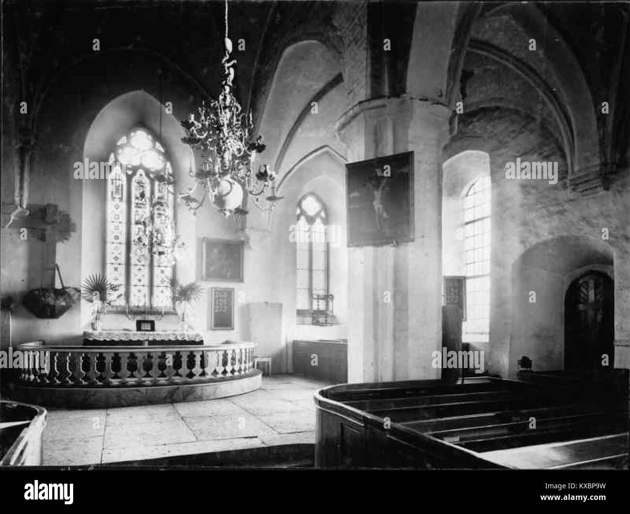 Sköllersta kyrka - KMB - 16000200047717 Stock Photo - Alamy