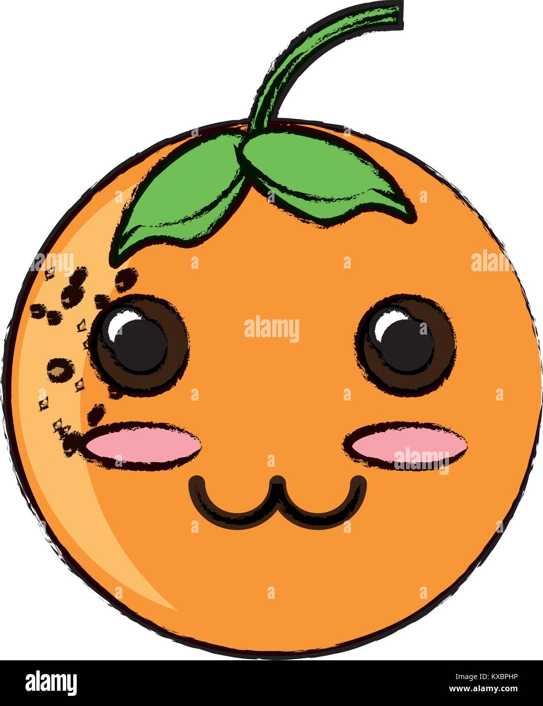kawaii orange fruit icon stock vector image art alamy https www alamy com stock photo kawaii orange fruit icon 171133586 html