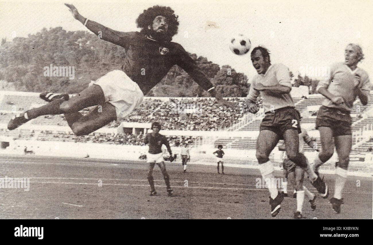SS Lazio v Mexico (Rome, 1975) - Leonardo Cuéllar Stock Photo