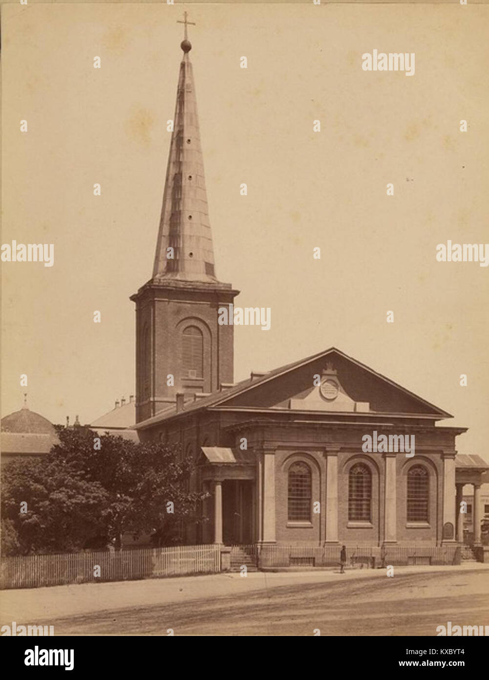 This photograph captures St. James' Church, built in the 1880s, with ...