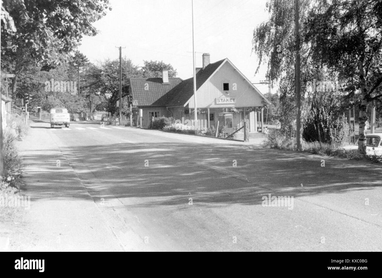 Stäkets järnvägsstation 1966 Stock Photo Alamy