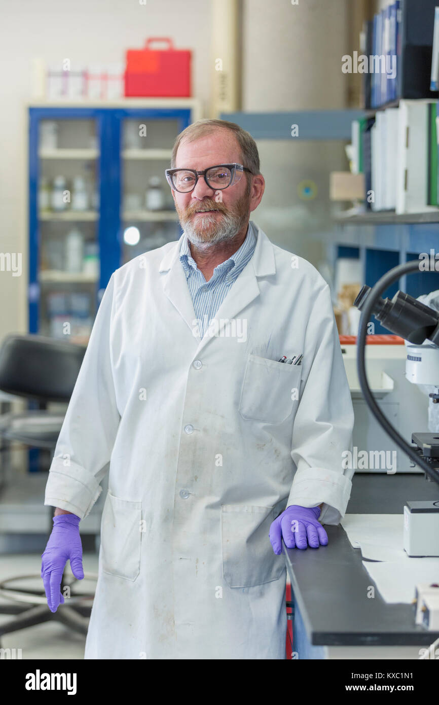 Lab chemist in water treatment lab Stock Photo Alamy