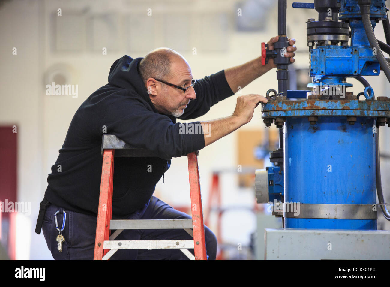 Water plant treatment engineer hires stock photography and images Alamy