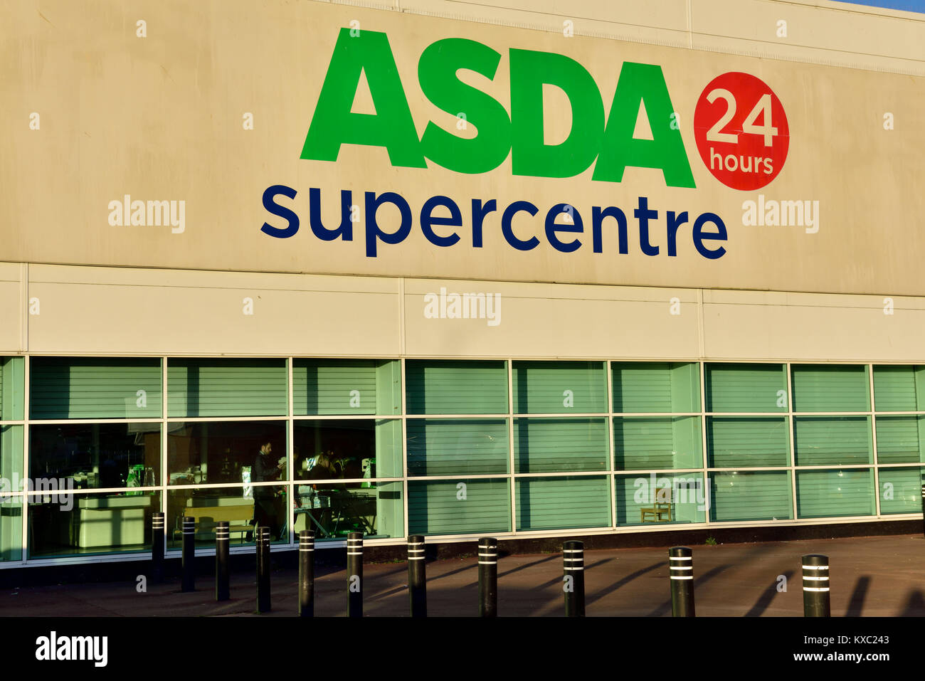 ASDA Supercentre store sign Stock Photo