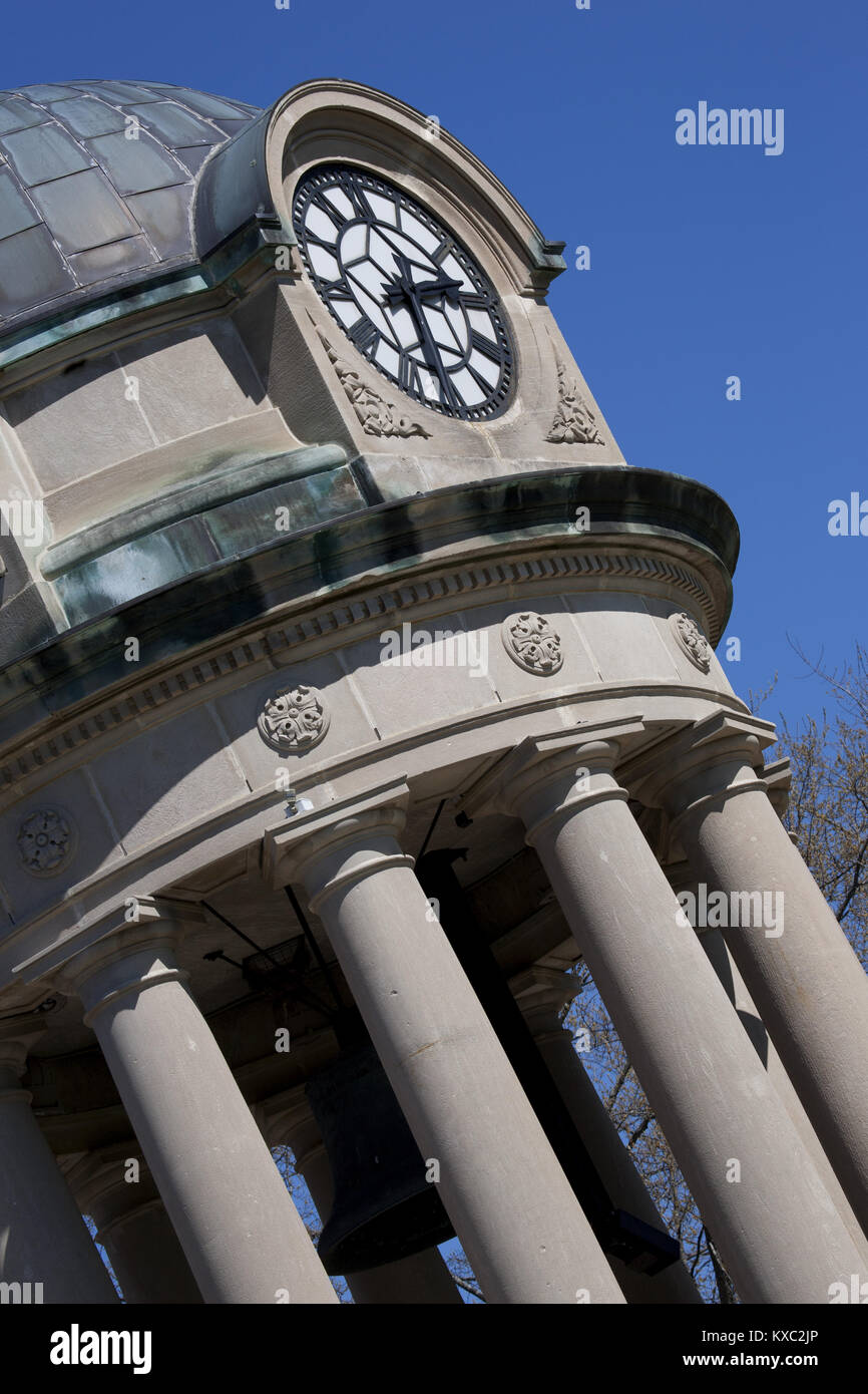 Historic Clock Tower Victoria Park Kitchener Ontario Canada Stock Photo