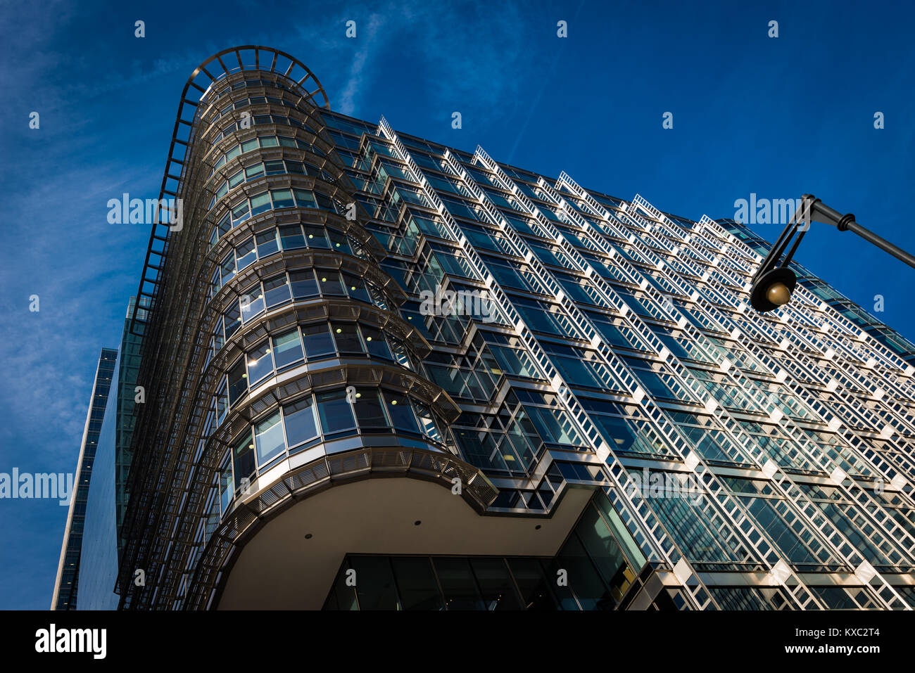 Office buildings in Canary Wharf, a major business district in London, United Kingdom Stock Photo