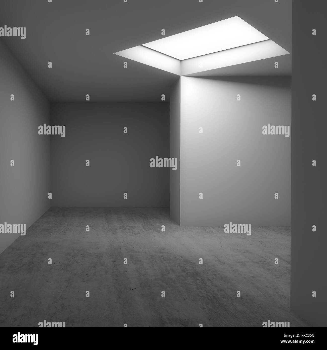 Abstract Contemporary Architectural Background Empty White