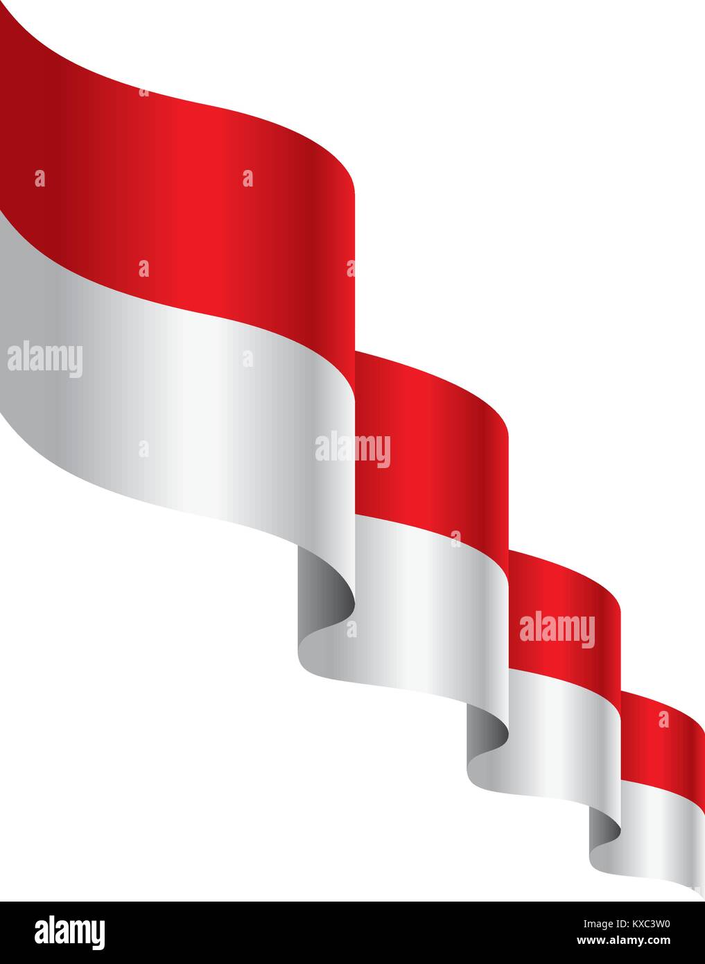 Indonesia flag, vector illustration Stock Vector Image & Art - Alamy