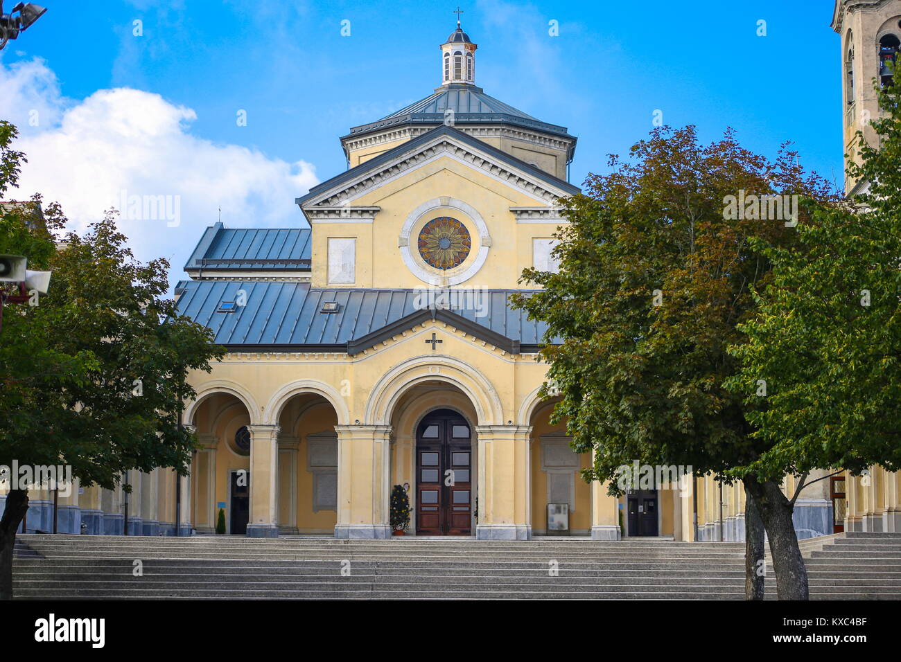 Sanctuary of Nostra Signora della Guardia near Genoa, Liguria, Italy Stock Photo