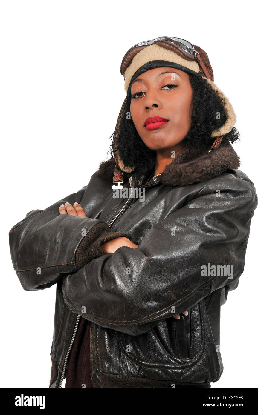 Vintage pilot shop leather jacket