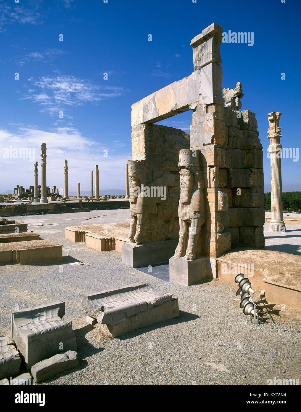 Gate of All Nations. Persepolis, Iran. Achaemenid Empire (ca. 550-330 BC). Stock Photo