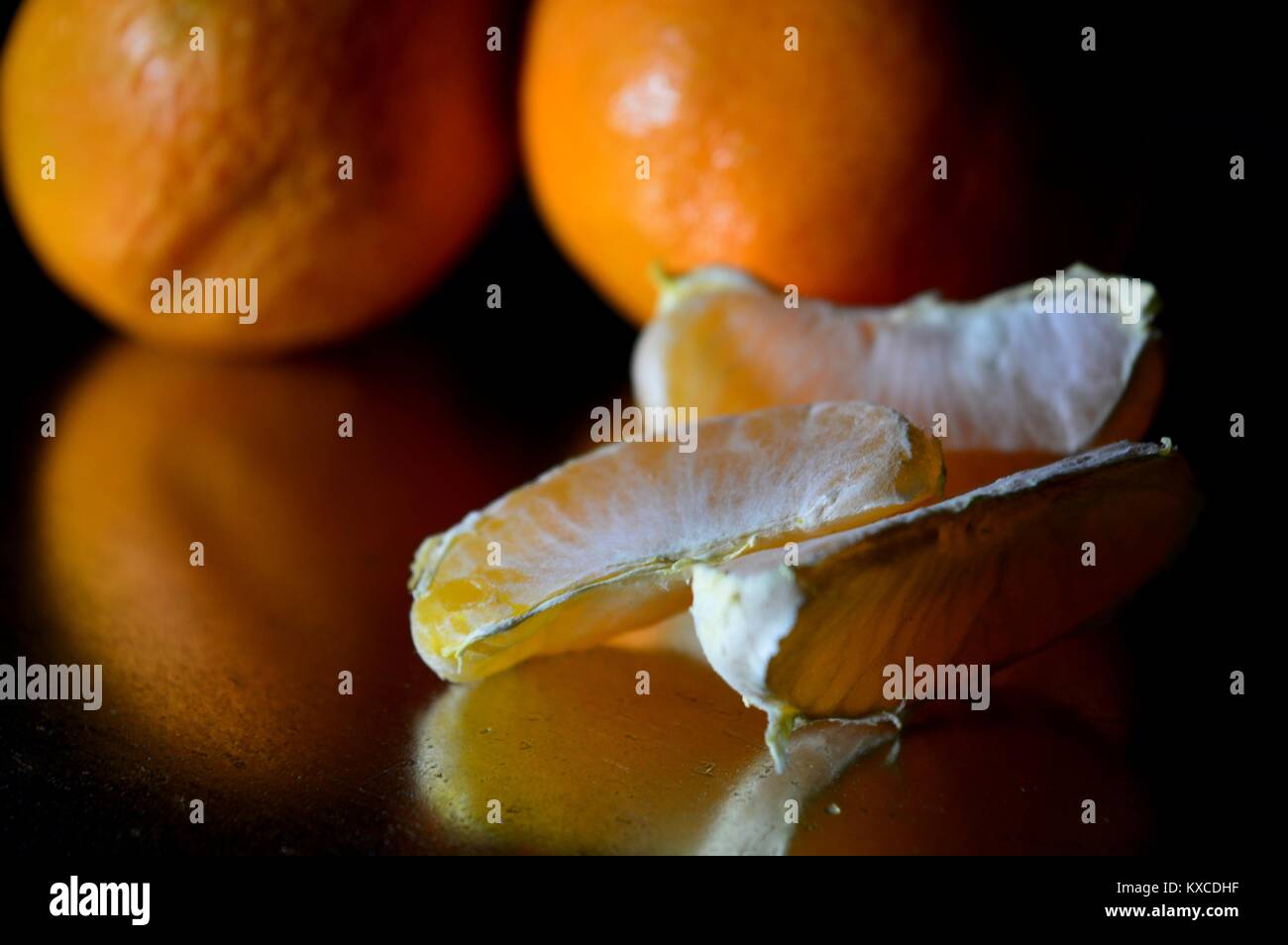 Reflection Orange Background orange and reflection Stock Photo - Alamy