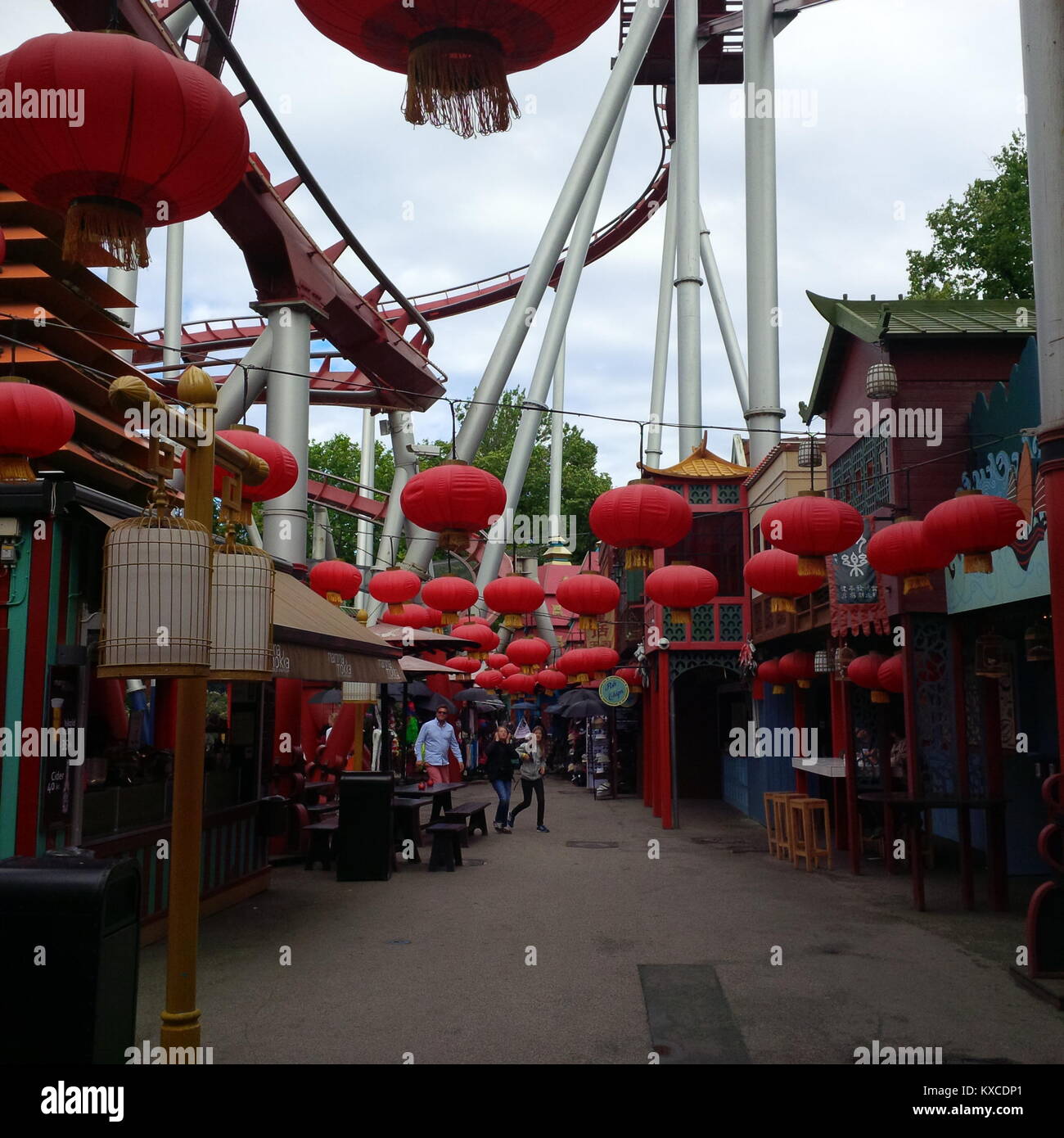 Tivoli Gardens Stock Photo Alamy