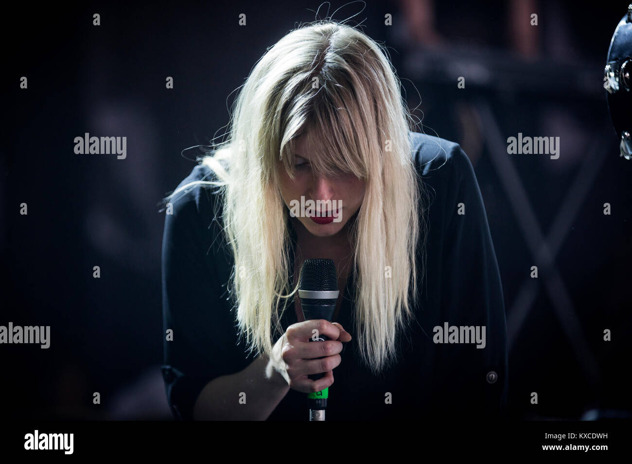 The Norwegian singer, songwriter and musician Susanne Sundfør performs a live concert at the Avelon Stage the Danish music festival Roskilde Festival 2015. Denmark, 03/07 2015. Stock Photo
