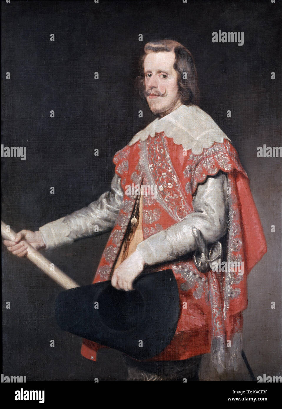 Velázquez, Diego Rodríguez de Silva y - Philip IV, King of Spain - Google Art Project Stock Photo