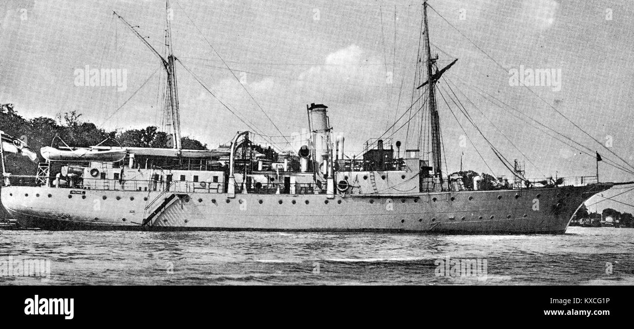 The German survey ship SMS Möwe served as a naval vessel used for ...