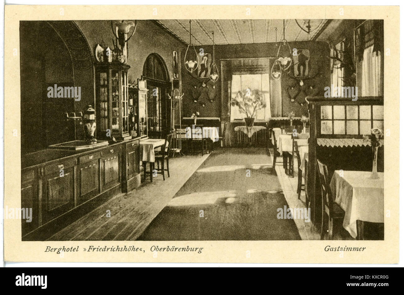 20742-Oberbärenburg-1917-Berghotel Friedrichshöhe-Brück & Sohn Kunstverlag Stock Photo