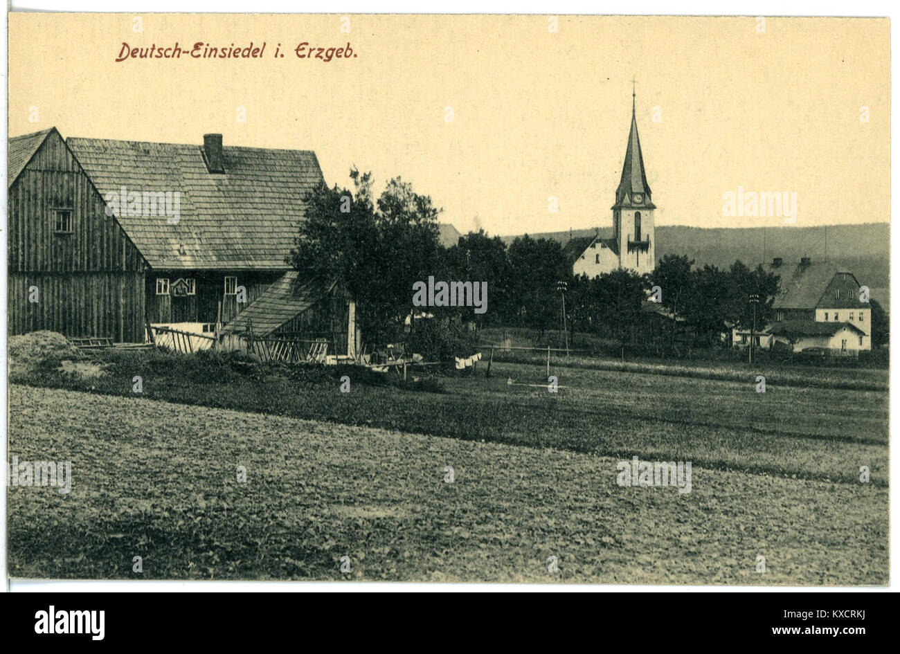 Deutsch Einsiedel 1919 Blick Auf Deutsch Einsiedel Bruck Sohn Stock Photo Alamy