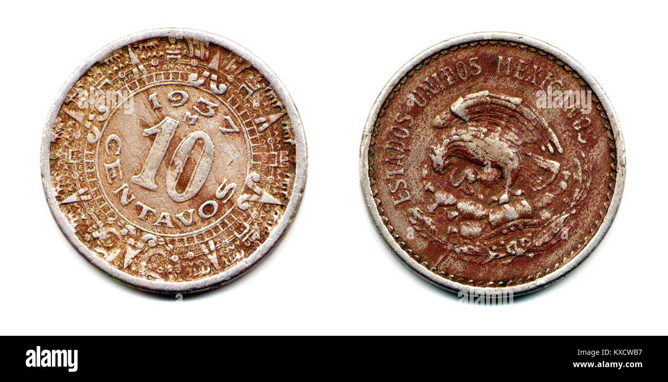 Mexico coin hi-res stock photography and images - Alamy