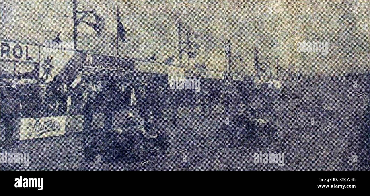 24 Heures du Mans 1932, le départ Stock Photo Alamy