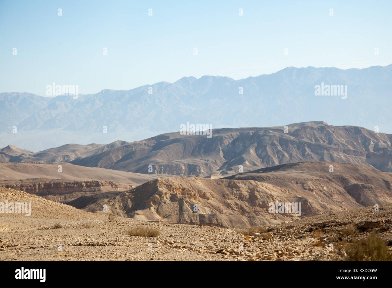 Desert landscape in Israel Stock Photo - Alamy