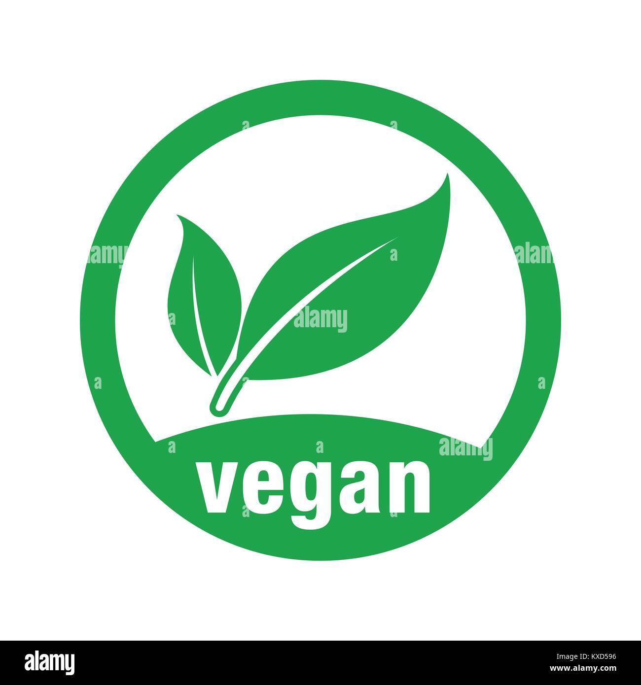 Icon for vegan food, vector, vegan food. Vegan. Stock Vector