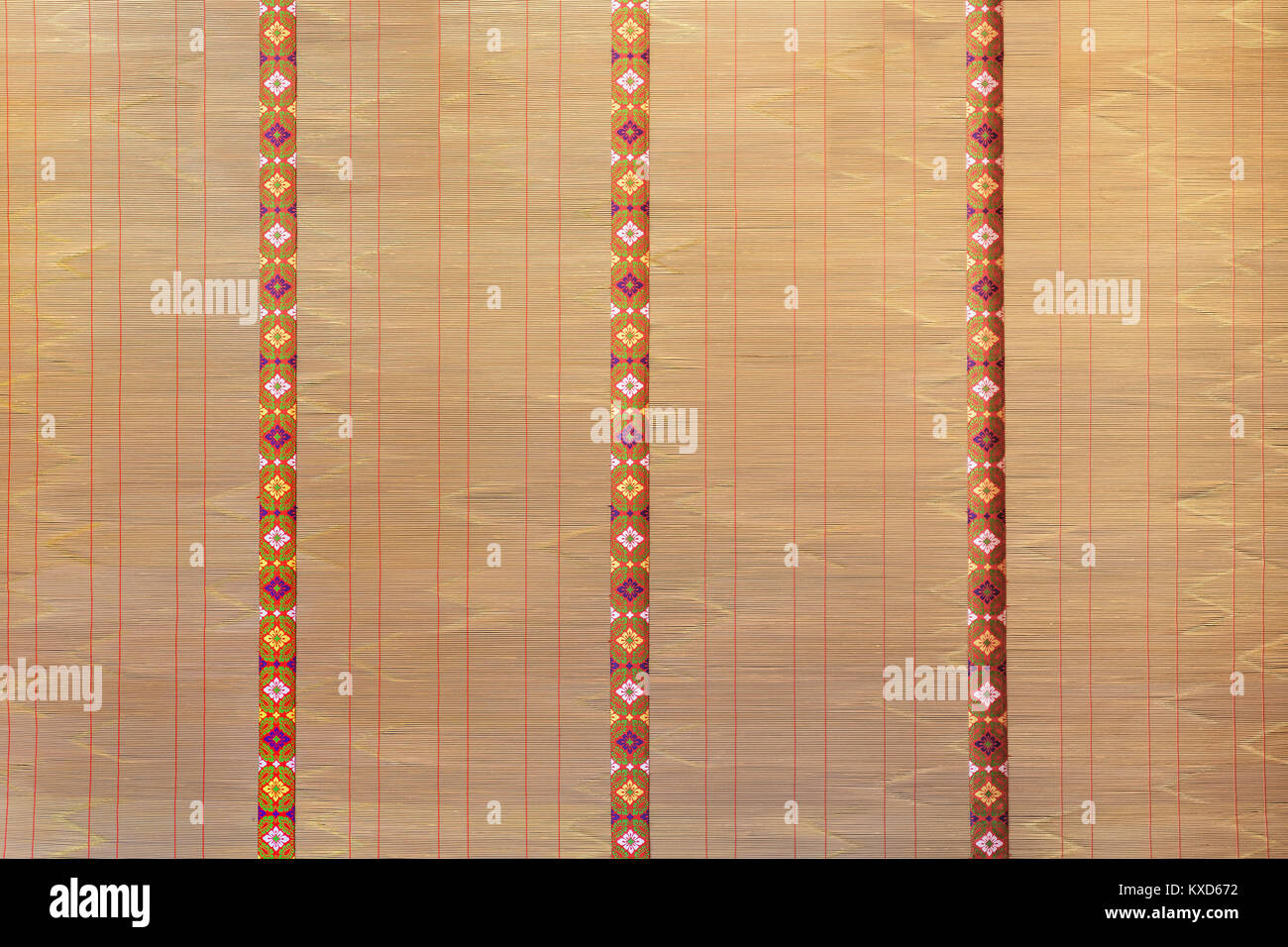 Traditional Japanese Blind Curtain Stock Photo Alamy