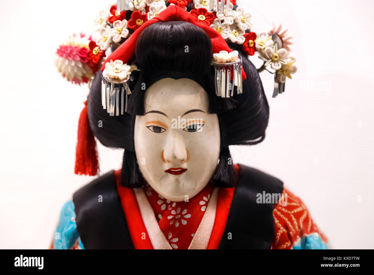OSAKA, JAPAN OCTOBER 27 Japanese Puppet in Osaka, Japan on October 27, 2014. The puppet that