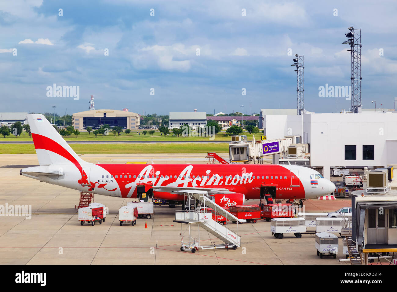 BANGKOK THAILAND OCTOBER 19 AirAsia In Bangkok Thailand On October 