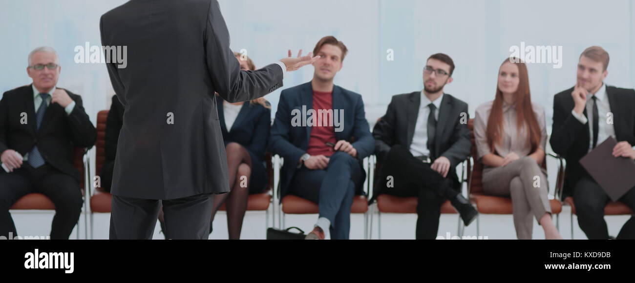 Employees carefully listening to your boss at a business meeting Stock ...