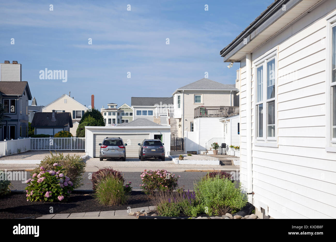 Stone Harbor Houses in New Jersey USA Stock Photo Alamy
