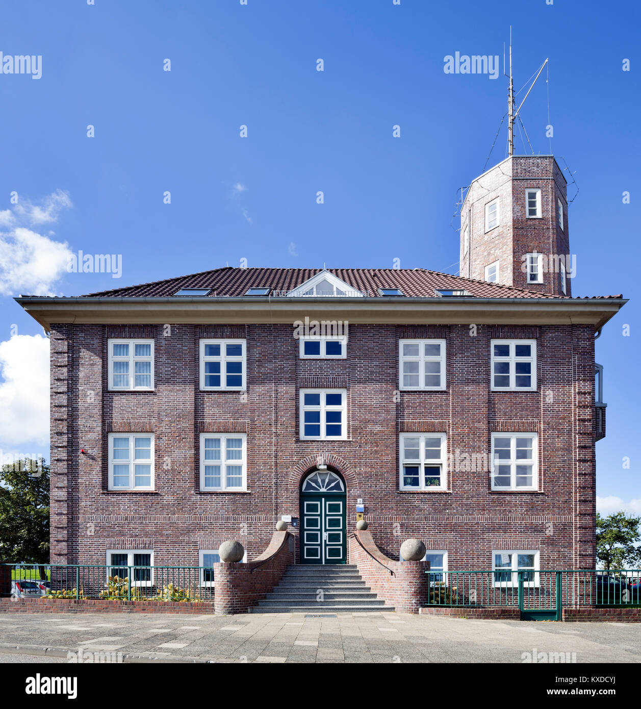 Nautical Weather Observatory,German Weather Service,Cuxhaven,Lower Saxony,Germany Stock Photo
