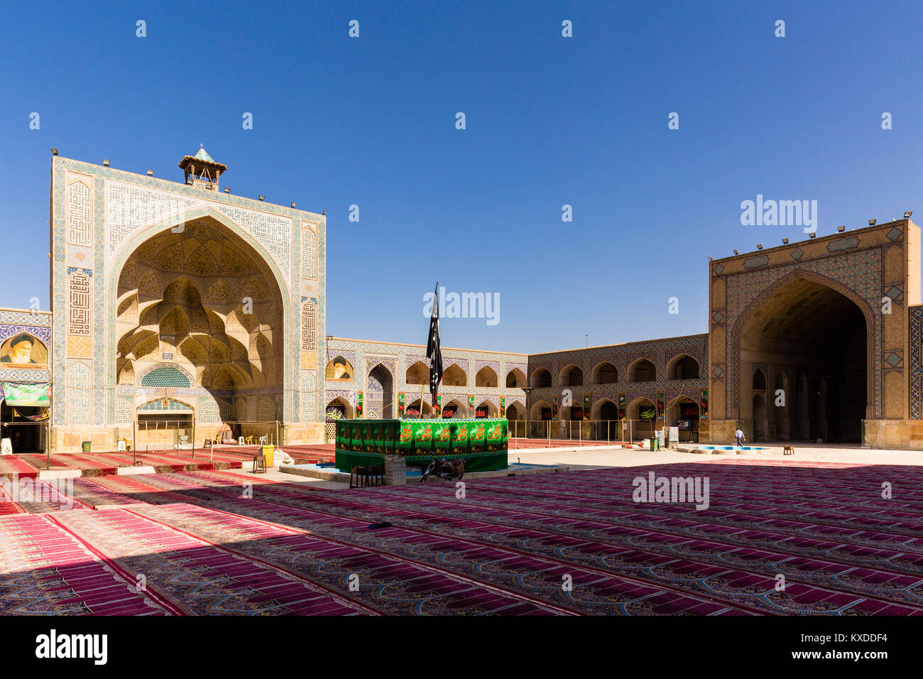 Masjed-e Jameh or Jameh Mosque,Eshahan,Iran Stock Photo