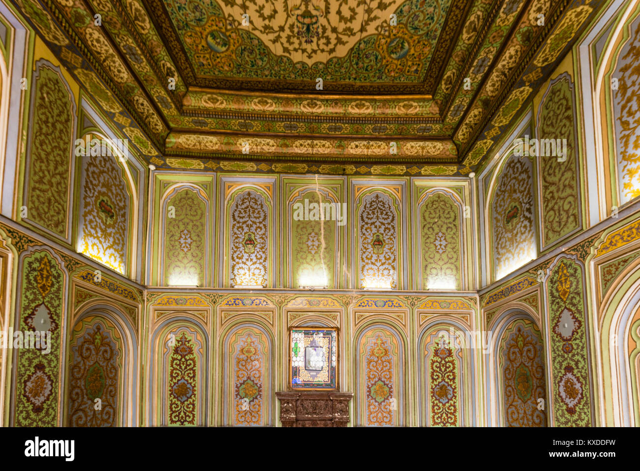 Pavilion in the Bagh-e Naranjestan or Naranjestan Garden,Shiraz,Iran Stock Photo