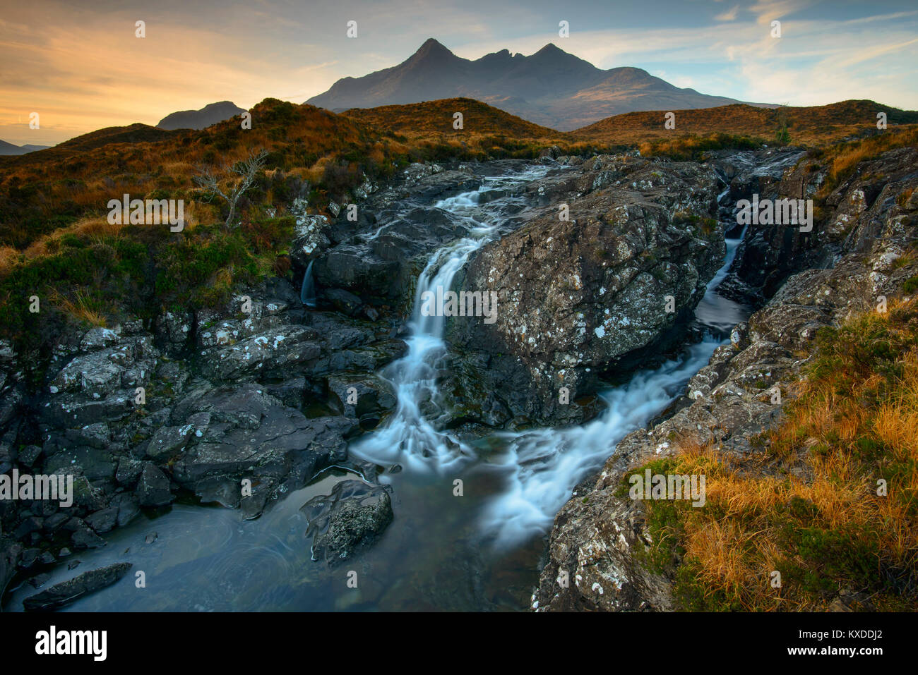 Allt Dearg Mor,Isle of Skye,Scotland Stock Photo