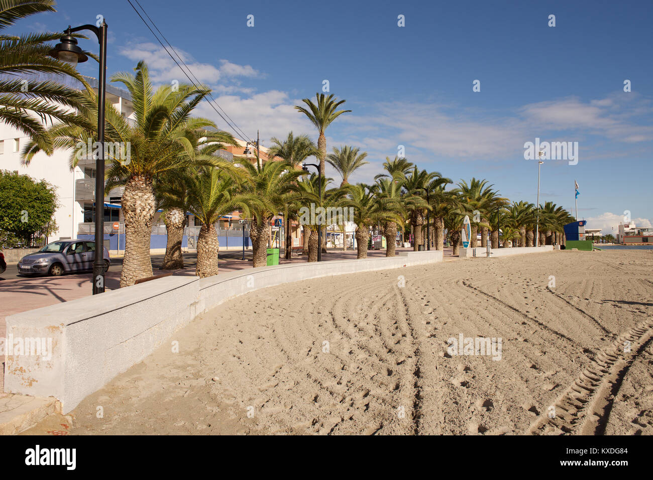 The beach at San Javier, Murcia, Spain Stock Photo