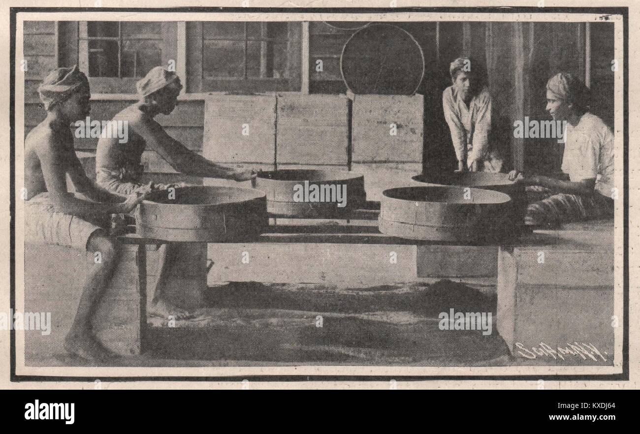 How the tea is Sifted Stock Photo Alamy