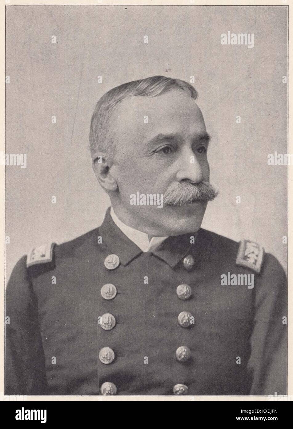 Rear Admiral George Dewey Stock Photo