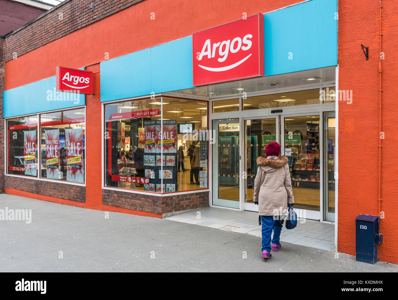 Argos shop front entrance in Horsham, West Sussex, England, UK. Stock Photo