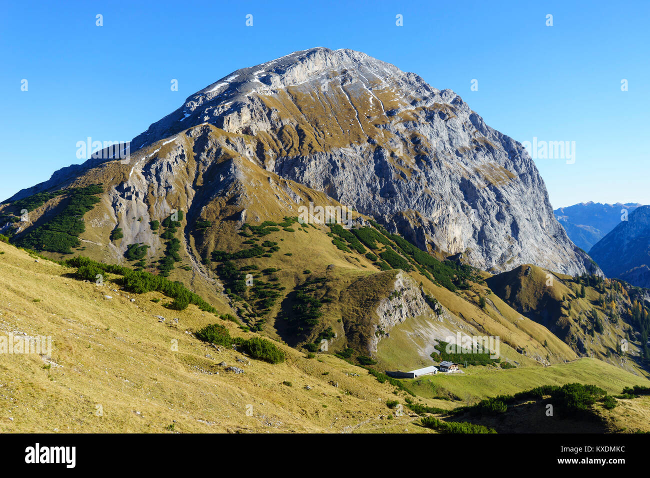 Sonnjoch, Karwendel Mountains, Eng, Tyrol, Austria Stock Photo