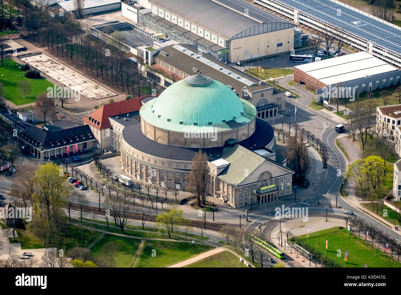 Hannover Congress Centrum, HCC, Theodor-Heuss-Platz, Hanover, Lower Saxony, Germany Stock Photo