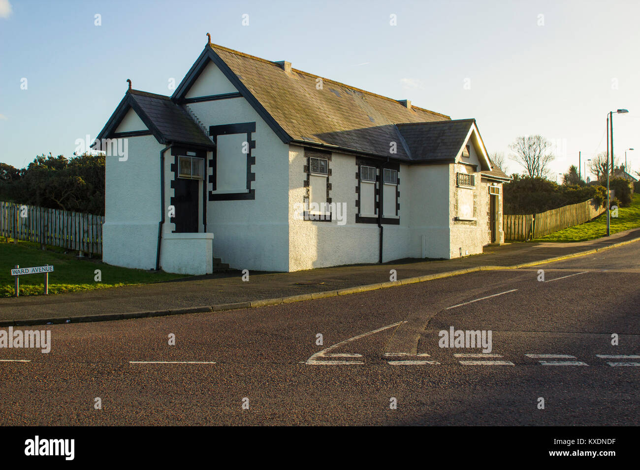 The old municipal Victorian toilet block on Seacliff Road in Bangor Northern Ireland now converted into a stylish clubhouse for Bangor Camera Club Stock Photo