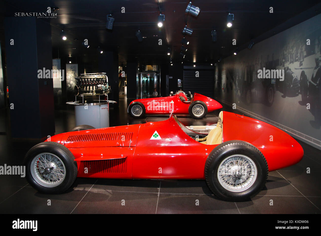 A superb Alfa Romeo 159 Formula 1 model on display at The