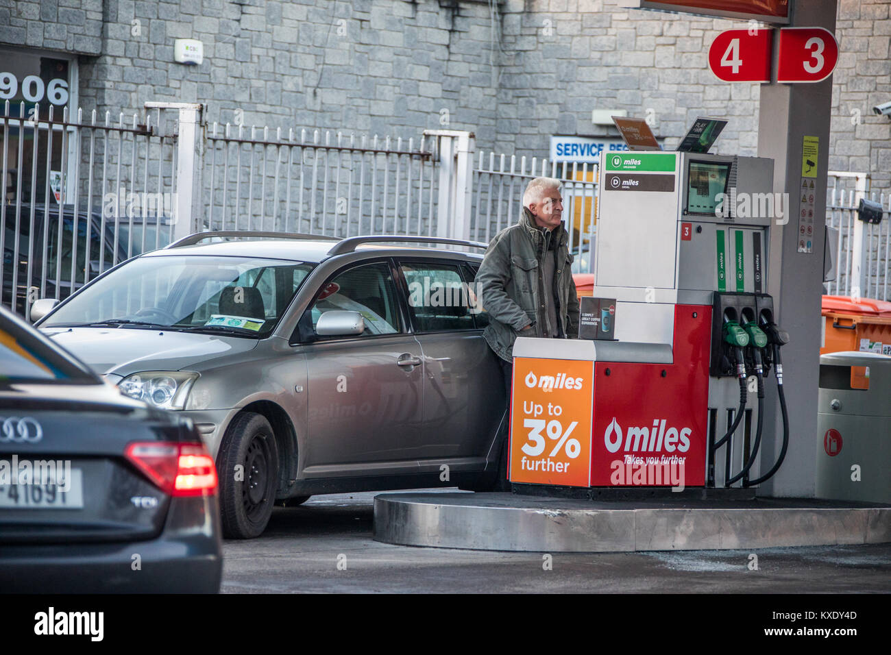 Gas station, Dublin, Ireland Stock Photo Alamy